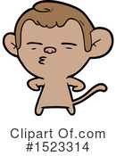 Monkey Clipart #1523314 by lineartestpilot