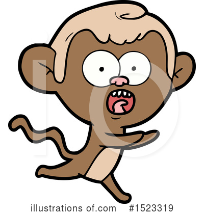 Royalty-Free (RF) Monkey Clipart Illustration by lineartestpilot - Stock Sample #1523319