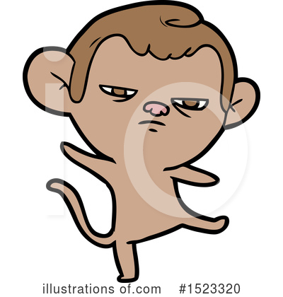 Royalty-Free (RF) Monkey Clipart Illustration by lineartestpilot - Stock Sample #1523320