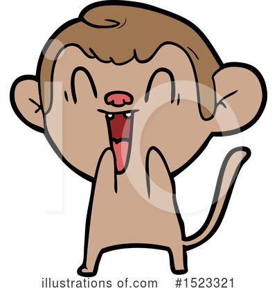 Royalty-Free (RF) Monkey Clipart Illustration by lineartestpilot - Stock Sample #1523321