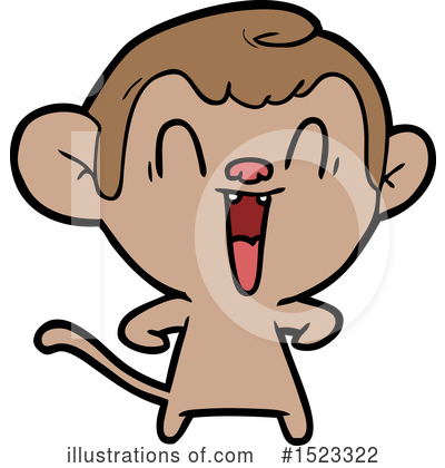 Royalty-Free (RF) Monkey Clipart Illustration by lineartestpilot - Stock Sample #1523322