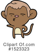 Monkey Clipart #1523323 by lineartestpilot