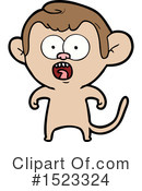 Monkey Clipart #1523324 by lineartestpilot
