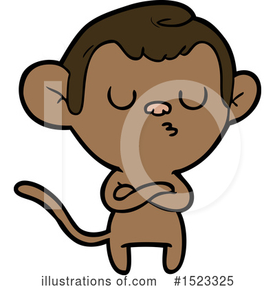 Royalty-Free (RF) Monkey Clipart Illustration by lineartestpilot - Stock Sample #1523325