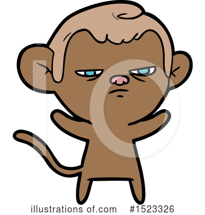 Royalty-Free (RF) Monkey Clipart Illustration by lineartestpilot - Stock Sample #1523326