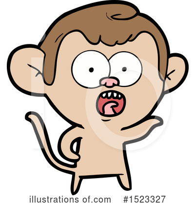 Royalty-Free (RF) Monkey Clipart Illustration by lineartestpilot - Stock Sample #1523327
