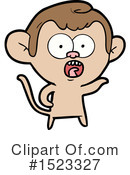 Monkey Clipart #1523327 by lineartestpilot