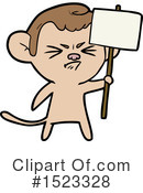 Monkey Clipart #1523328 by lineartestpilot