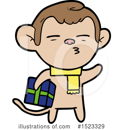 Royalty-Free (RF) Monkey Clipart Illustration by lineartestpilot - Stock Sample #1523329