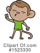 Monkey Clipart #1523330 by lineartestpilot