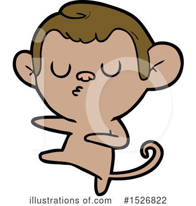 Royalty-Free (RF) Monkey Clipart Illustration by lineartestpilot - Stock Sample #1526822