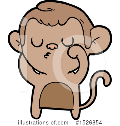 Royalty-Free (RF) Monkey Clipart Illustration by lineartestpilot - Stock Sample #1526854