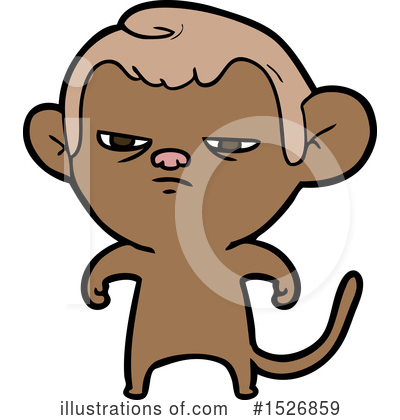 Royalty-Free (RF) Monkey Clipart Illustration by lineartestpilot - Stock Sample #1526859