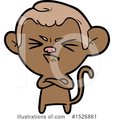 Royalty-Free (RF) Monkey Clipart Illustration by lineartestpilot - Stock Sample #1526861