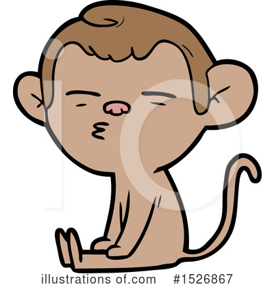 Royalty-Free (RF) Monkey Clipart Illustration by lineartestpilot - Stock Sample #1526867
