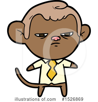 Royalty-Free (RF) Monkey Clipart Illustration by lineartestpilot - Stock Sample #1526869