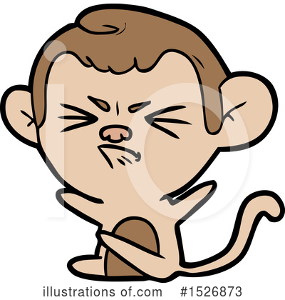 Royalty-Free (RF) Monkey Clipart Illustration by lineartestpilot - Stock Sample #1526873