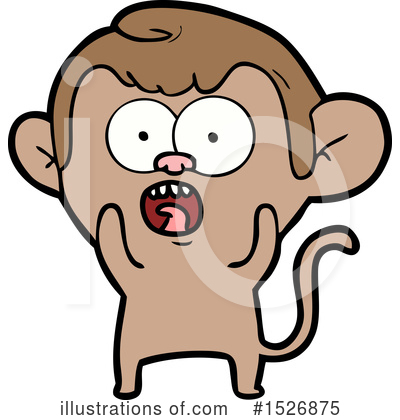 Royalty-Free (RF) Monkey Clipart Illustration by lineartestpilot - Stock Sample #1526875