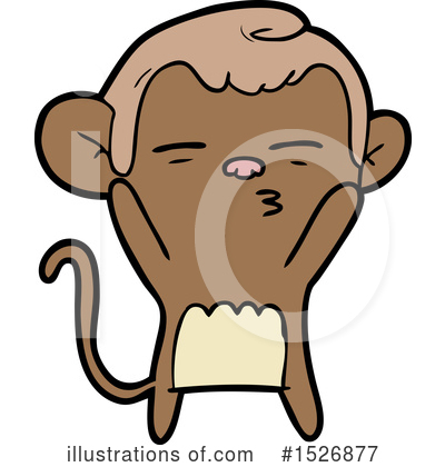 Royalty-Free (RF) Monkey Clipart Illustration by lineartestpilot - Stock Sample #1526877