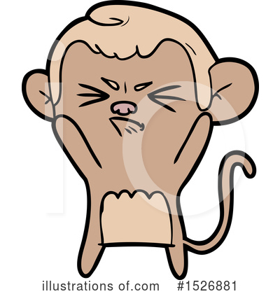 Royalty-Free (RF) Monkey Clipart Illustration by lineartestpilot - Stock Sample #1526881
