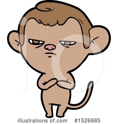 Royalty-Free (RF) Monkey Clipart Illustration by lineartestpilot - Stock Sample #1526885