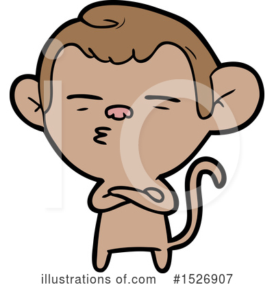 Royalty-Free (RF) Monkey Clipart Illustration by lineartestpilot - Stock Sample #1526907