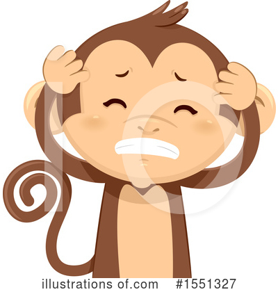 Royalty-Free (RF) Monkey Clipart Illustration by BNP Design Studio - Stock Sample #1551327