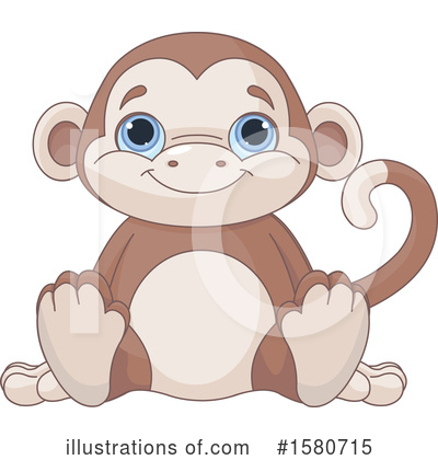 Monkey Clipart #1580715 by Pushkin