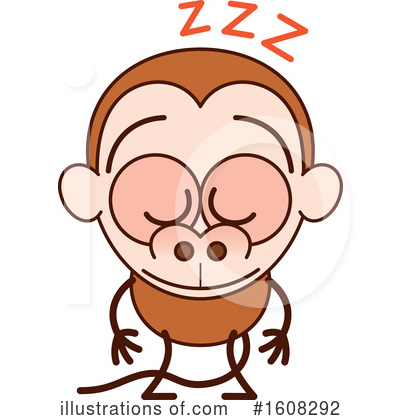 Monkeys Clipart #1608292 by Zooco