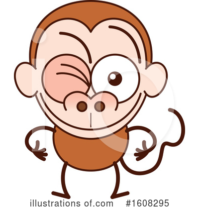 Monkeys Clipart #1608295 by Zooco