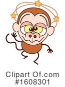 Monkey Clipart #1608301 by Zooco