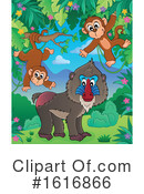Monkey Clipart #1616866 by visekart