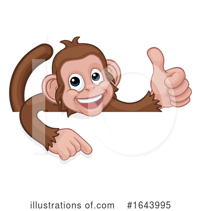 Royalty-Free (RF) Monkey Clipart Illustration by AtStockIllustration - Stock Sample #1643995