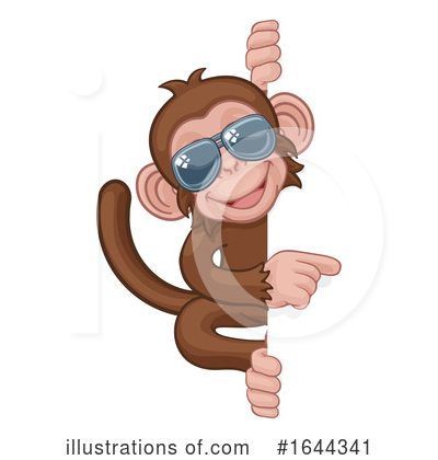 Royalty-Free (RF) Monkey Clipart Illustration by AtStockIllustration - Stock Sample #1644341