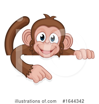 Royalty-Free (RF) Monkey Clipart Illustration by AtStockIllustration - Stock Sample #1644342