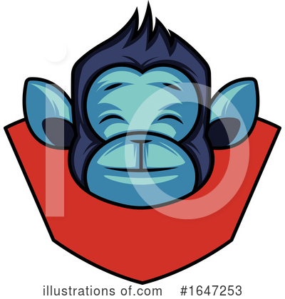 Royalty-Free (RF) Monkey Clipart Illustration by Morphart Creations - Stock Sample #1647253