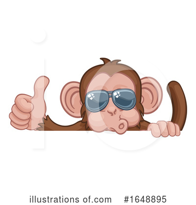 Royalty-Free (RF) Monkey Clipart Illustration by AtStockIllustration - Stock Sample #1648895