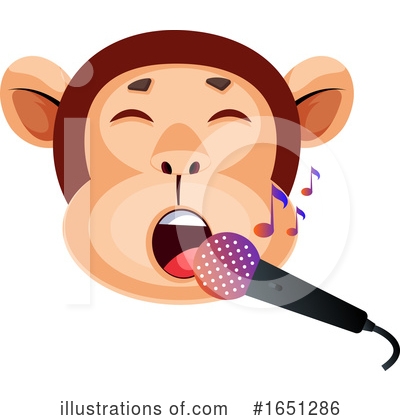 Royalty-Free (RF) Monkey Clipart Illustration by Morphart Creations - Stock Sample #1651286