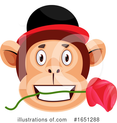 Royalty-Free (RF) Monkey Clipart Illustration by Morphart Creations - Stock Sample #1651288