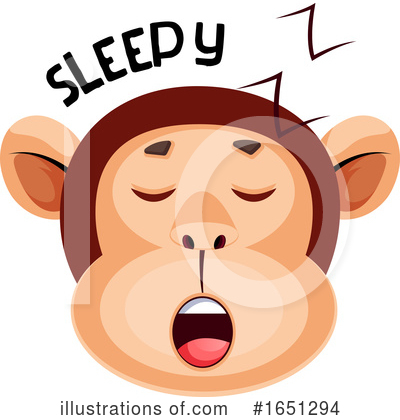 Royalty-Free (RF) Monkey Clipart Illustration by Morphart Creations - Stock Sample #1651294