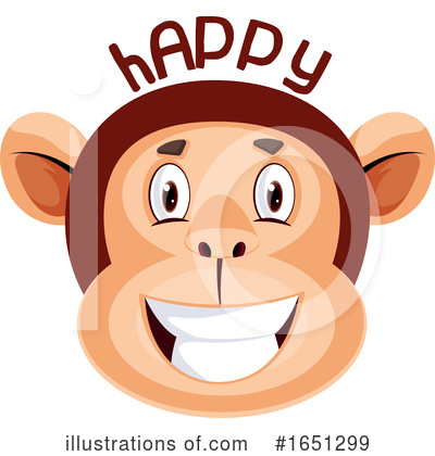 Royalty-Free (RF) Monkey Clipart Illustration by Morphart Creations - Stock Sample #1651299