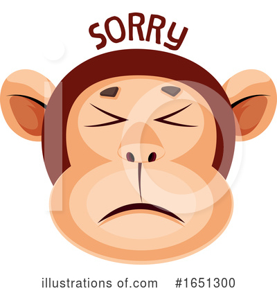 Royalty-Free (RF) Monkey Clipart Illustration by Morphart Creations - Stock Sample #1651300