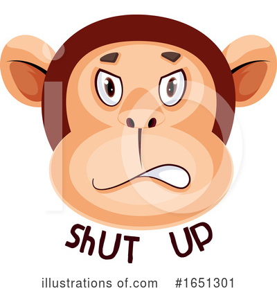 Royalty-Free (RF) Monkey Clipart Illustration by Morphart Creations - Stock Sample #1651301