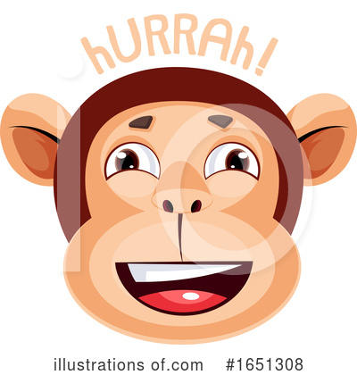 Royalty-Free (RF) Monkey Clipart Illustration by Morphart Creations - Stock Sample #1651308