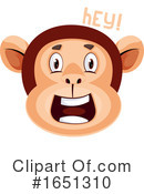 Monkey Clipart #1651310 by Morphart Creations