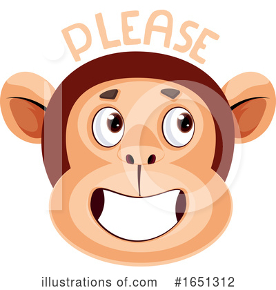 Royalty-Free (RF) Monkey Clipart Illustration by Morphart Creations - Stock Sample #1651312