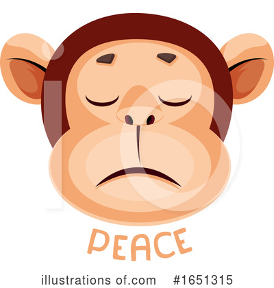 Royalty-Free (RF) Monkey Clipart Illustration by Morphart Creations - Stock Sample #1651315
