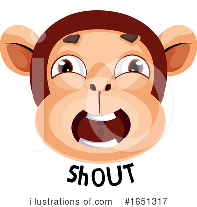 Royalty-Free (RF) Monkey Clipart Illustration by Morphart Creations - Stock Sample #1651317