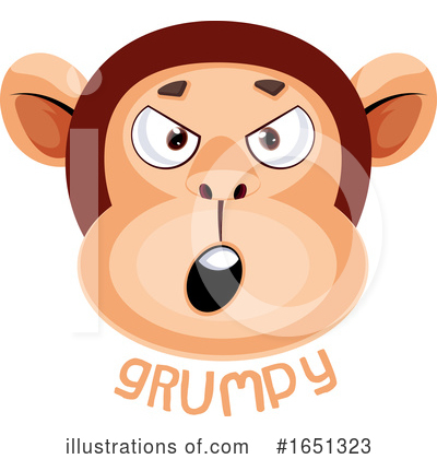 Royalty-Free (RF) Monkey Clipart Illustration by Morphart Creations - Stock Sample #1651323