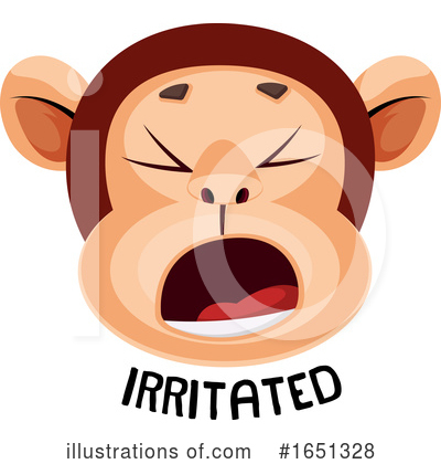 Royalty-Free (RF) Monkey Clipart Illustration by Morphart Creations - Stock Sample #1651328
